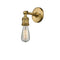 Bare Bulb Sconce shown in the Brushed Brass finish