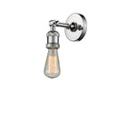 Bare Bulb Sconce shown in the Polished Chrome finish