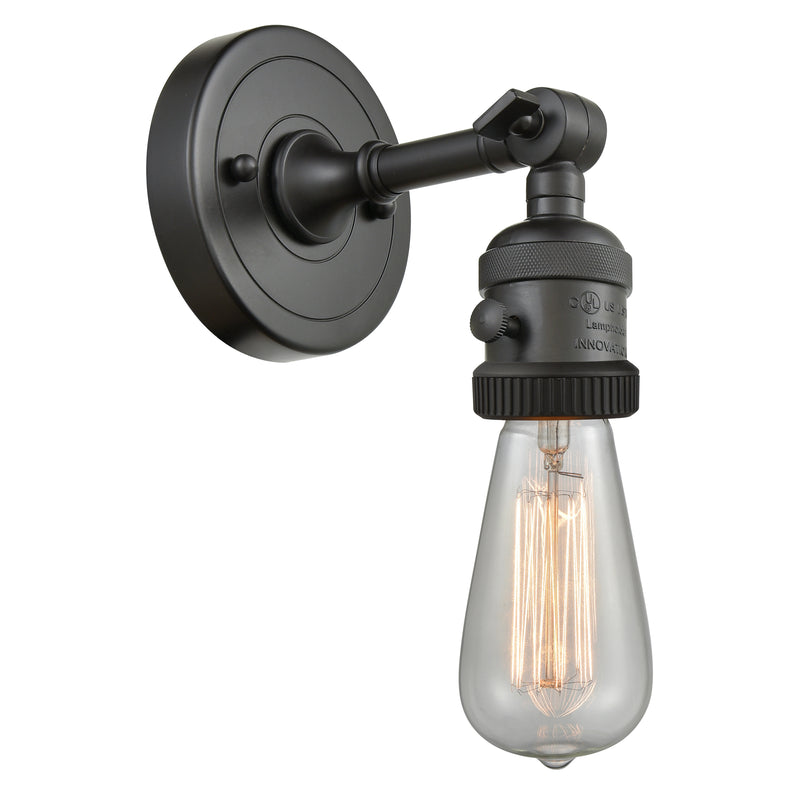 Bare Bulb Sconce shown in the Oil Rubbed Bronze finish