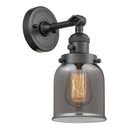 Bell Sconce shown in the Oil Rubbed Bronze finish with a Plated Smoke shade