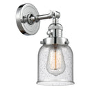 Bell Sconce shown in the Polished Chrome finish with a Seedy shade