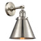 Appalachian Sconce shown in the Brushed Satin Nickel finish with a Brushed Satin Nickel shade