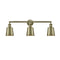 Addison Bath Vanity Light shown in the Antique Brass finish with a Antique Brass shade