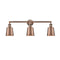 Addison Bath Vanity Light shown in the Antique Copper finish with a Antique Copper shade