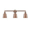 Addison Bath Vanity Light shown in the Antique Copper finish with a Antique Copper shade