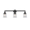 Canton Bath Vanity Light shown in the Oil Rubbed Bronze finish with a Clear shade