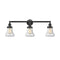 Bellmont Bath Vanity Light shown in the Oil Rubbed Bronze finish with a Seedy shade