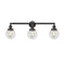 Beacon Bath Vanity Light shown in the Oil Rubbed Bronze finish with a Clear shade