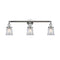 Canton Bath Vanity Light shown in the Polished Chrome finish with a Clear shade