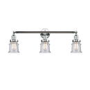 Canton Bath Vanity Light shown in the Polished Chrome finish with a Seedy shade