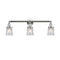 Canton Bath Vanity Light shown in the Polished Chrome finish with a Seedy shade