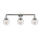 Beacon Bath Vanity Light shown in the Polished Chrome finish with a Seedy shade