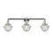 Oxford Bath Vanity Light shown in the Polished Chrome finish with a Seedy shade