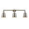 Addison Bath Vanity Light shown in the Polished Nickel finish with a Polished Nickel shade