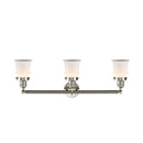 Innovations Lighting Small Canton 3 Light Bath Vanity Light Part Of The Franklin Restoration Collection 205-SN-G181S-LED