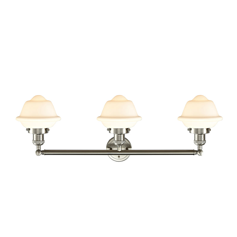 Innovations Lighting Small Oxford 3 Light Bath Vanity Light Part Of The Franklin Restoration Collection 205-SN-G531-LED