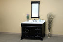 Bellaterra 60" Single Sink Vanity Wood Espresso 205060-S-ES 