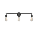 Bare Bulb Bath Vanity Light shown in the Oil Rubbed Bronze finish