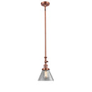 Cone Mini Pendant shown in the Antique Copper finish with a Clear shade