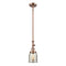 Bell Mini Pendant shown in the Antique Copper finish with a Silver Plated Mercury shade