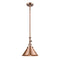 Briarcliff Mini Pendant shown in the Antique Copper finish with a Antique Copper shade