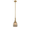 Chatham Mini Pendant shown in the Brushed Brass finish with a Mercury shade