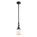 Bell Mini Pendant shown in the Matte Black finish with a Matte White shade