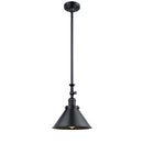 Briarcliff Mini Pendant shown in the Matte Black finish with a Matte Black shade