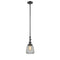 Chatham Mini Pendant shown in the Oil Rubbed Bronze finish with a Clear shade