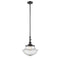 Oxford Mini Pendant shown in the Oil Rubbed Bronze finish with a Seedy shade