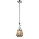 Chatham Mini Pendant shown in the Polished Chrome finish with a Mercury shade