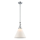 Cone Mini Pendant shown in the Polished Chrome finish with a Matte White shade