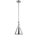 Appalachian Mini Pendant shown in the Polished Chrome finish with a Polished Chrome shade