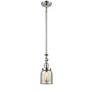 Bell Mini Pendant shown in the Polished Nickel finish with a Silver Plated Mercury shade