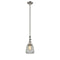 Chatham Mini Pendant shown in the Brushed Satin Nickel finish with a Clear shade