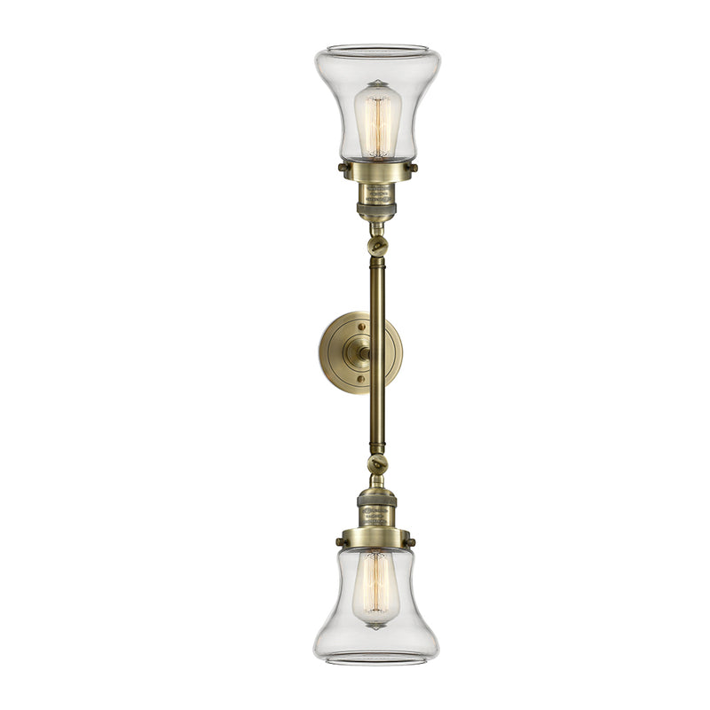 Innovations Lighting Bellmont 2 Light Bath Vanity Light Part Of The Franklin Restoration Collection 208-AB-G192-LED