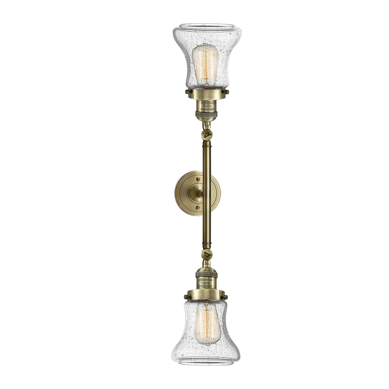 Innovations Lighting Bellmont 2 Light Bath Vanity Light Part Of The Franklin Restoration Collection 208-AB-G194-LED