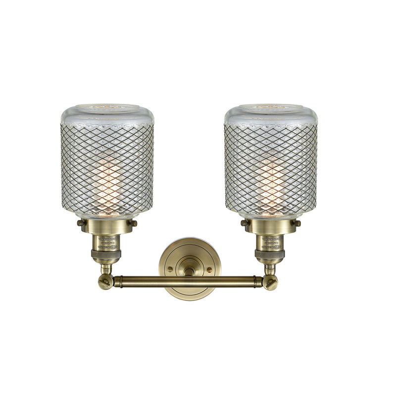 Innovations Lighting Stanton 2 Light Bath Vanity Light Part Of The Franklin Restoration Collection 208-AB-G262-LED