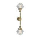 Innovations Lighting Small Oxford 2 Light Bath Vanity Light Part Of The Franklin Restoration Collection 208-AB-G534-LED