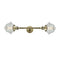 Innovations Lighting Small Oxford 2 Light Bath Vanity Light Part Of The Franklin Restoration Collection 208-AB-G534-LED