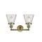 Innovations Lighting Small Cone 2 Light Bath Vanity Light Part Of The Franklin Restoration Collection 208-AB-G62-LED