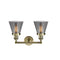 Innovations Lighting Small Cone 2 Light Bath Vanity Light Part Of The Franklin Restoration Collection 208-AB-G63-LED