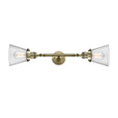 Innovations Lighting Small Cone 2 Light Bath Vanity Light Part Of The Franklin Restoration Collection 208-AB-G64-LED