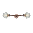 Innovations Lighting Small Oxford 2 Light Bath Vanity Light Part Of The Franklin Restoration Collection 208-AC-G534-LED