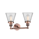 Innovations Lighting Small Cone 2 Light Bath Vanity Light Part Of The Franklin Restoration Collection 208-AC-G62-LED