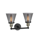 Innovations Lighting Small Cone 2 Light Bath Vanity Light Part Of The Franklin Restoration Collection 208-BAB-G63-LED