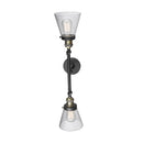 Innovations Lighting Small Cone 2 Light Bath Vanity Light Part Of The Franklin Restoration Collection 208-BAB-G64-LED