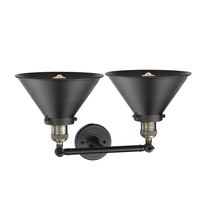 Innovations Lighting Briarcliff 2 Light Bath Vanity Light Part Of The Franklin Restoration Collection 208-BAB-M10-BK-LED