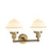 Innovations Lighting Small Oxford 2 Light Bath Vanity Light Part Of The Franklin Restoration Collection 208-BB-G531-LED