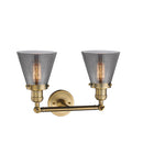 Innovations Lighting Small Cone 2 Light Bath Vanity Light Part Of The Franklin Restoration Collection 208-BB-G63-LED